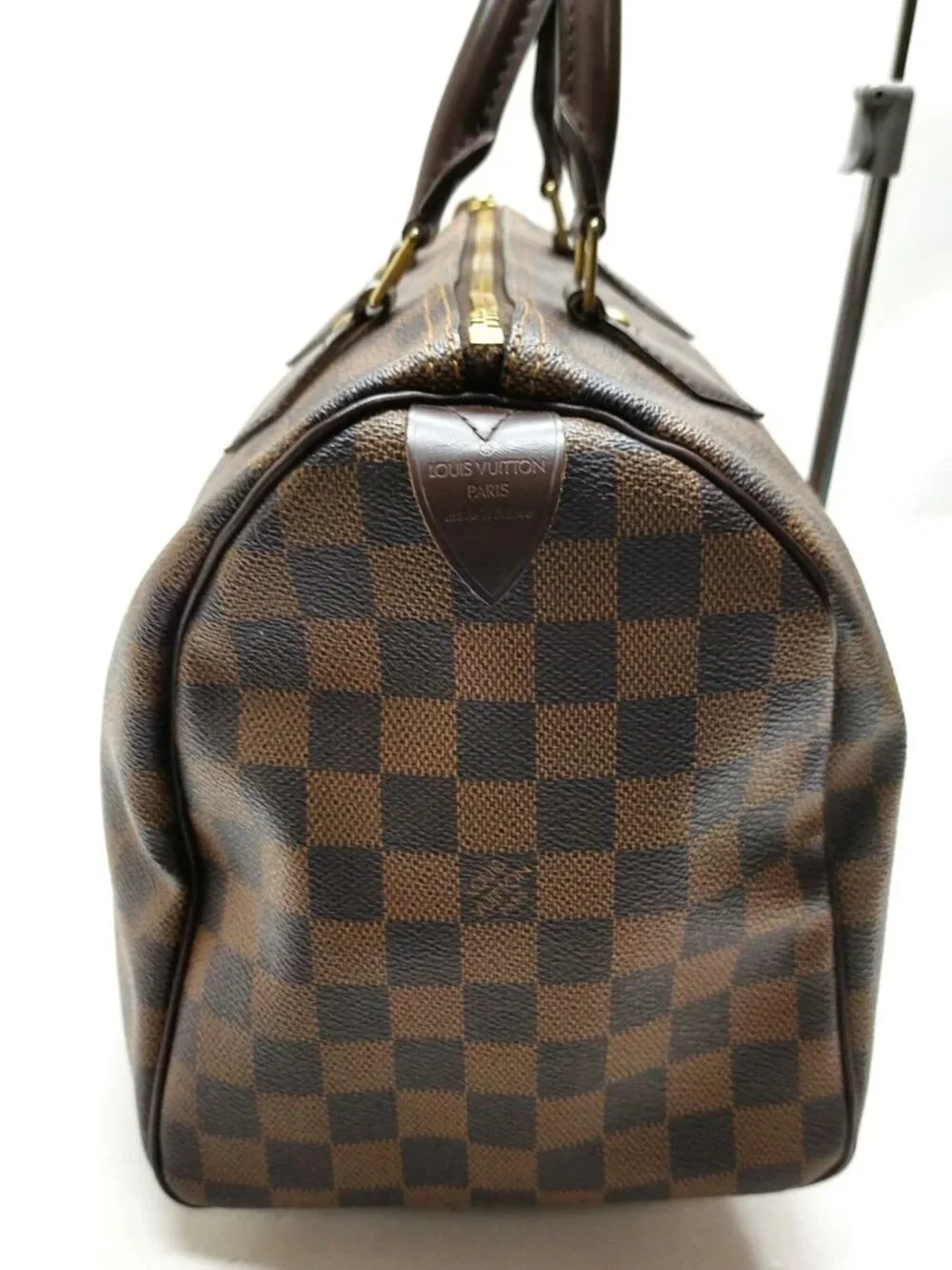 Authentic Louis Vuitton Speedy 35 Damier Ebene Handbag